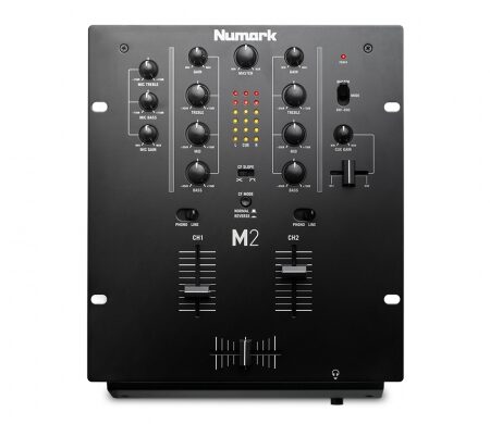 Numark M2- Professional Two-Channel Scratch Mixer with 3-band EQ per Channel
