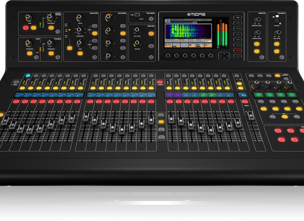 MIDAS M32 Digital Console for Live and Studio with 40 Input Channels, 32 Midas Microphone Preamplifiers and 25 Mix Buses