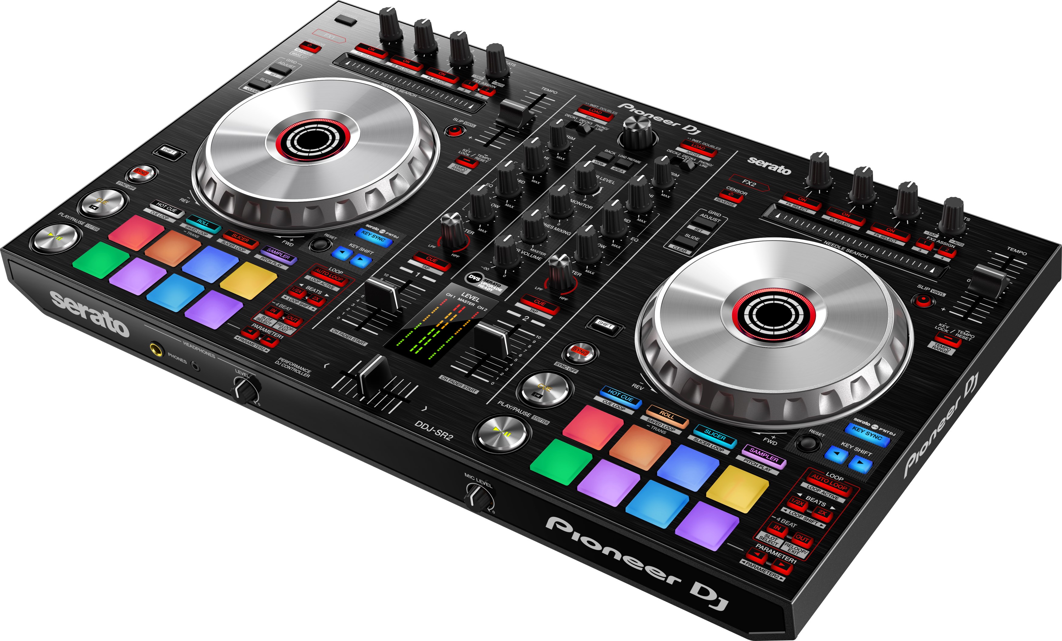 PIONEER DJ DDJ-SR2 Share Portable 2-channel controller for Serato DJ Pro
