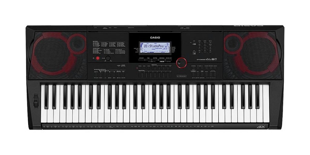 Casio CTX3000 61Key Touch Sensitive Portable highgrade Keyboard with
