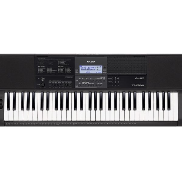 Casio CTX800 61-Key Touch Sensitive Portable Keyboard with Pitch Bend ctx-800