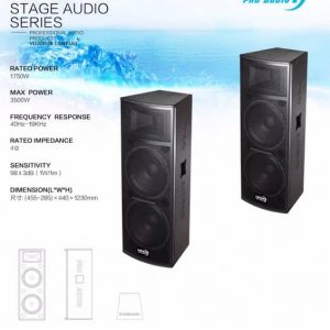 SMART ST-255 215 PRO AUDIO FULL RANGE LOUDSPEAKERS(Pair)