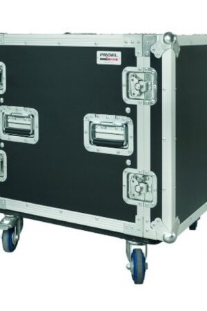 Proel CR410BLKMW 10-Unit Road Ready Rack Case
