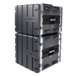 PROEL Deluxe FOABSR8UW ABS Amplifier Rack – 8 UNIT (With Wheels)