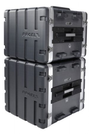PROEL Deluxe FOABSR8UW ABS Amplifier Rack – 8 UNIT (With Wheels)