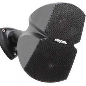 Proel Line XMER 100w All Weather Wall Mount Loud Speakers With Transformer – Black (Pair)