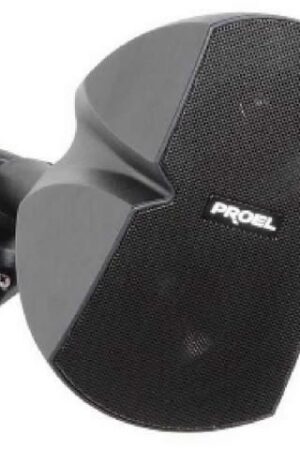 Proel Line XMER 100w All Weather Wall Mount Loud Speakers With Transformer – Black (Pair)