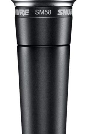 Shure SM58 Pro XLR Dynamic Microphone - Professional Studio & Live Performance Cardioid Mic for Vocals, Podcasting, and Recording