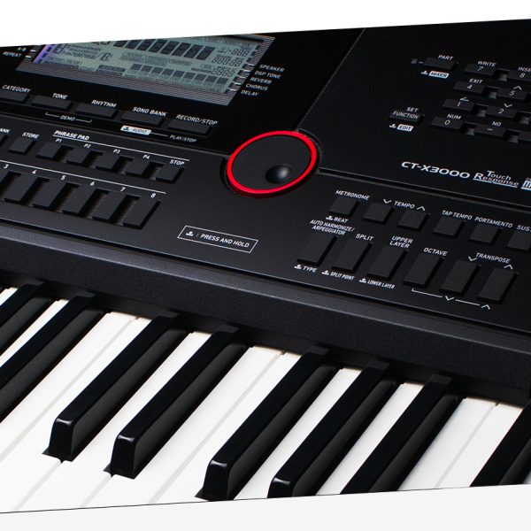 Casio CTX3000 61-Key Touch Sensitive Portable highgrade Keyboard with 50 Rhythms
