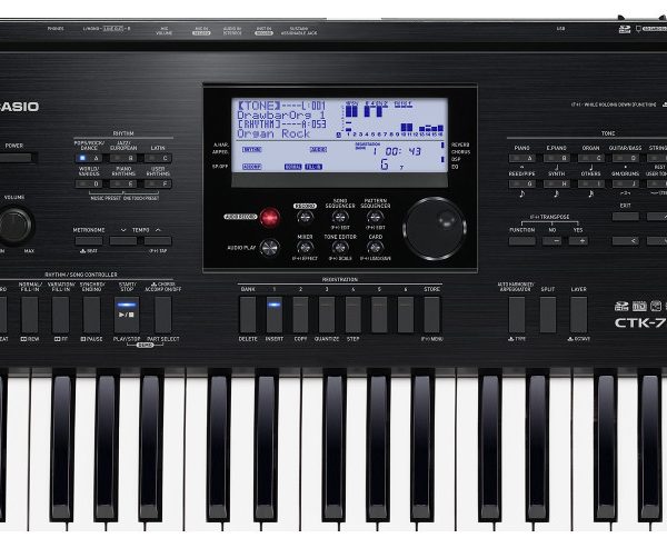 Casio WK7600 76 Key Piano Style Portable Keyboard
