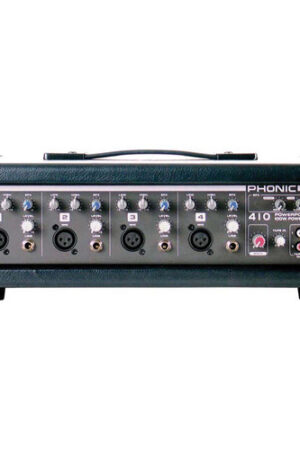 Phonic Powerpod 410 100W 4-Channel Powered Mixer with Mic and Speaker Cables