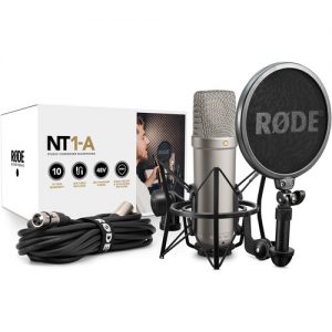 Rode NT1-A Large-Diaphragm Condenser Microphone (Single)