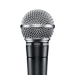 Shure SM58 Pro XLR Dynamic Microphone – Professional Studio & Live Performance Cardioid Mic for Vocals, Podcasting, and Recording