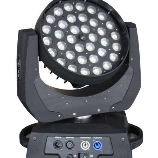 Led Zoom Wash Disco Stage Lights Moving Head Light 36pcs 10w Rgbw 4in1 Ring Color