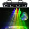 4 Head Lens Disco DJ Party Light LED Wash Spot Moving Head Beam Light For Event
