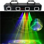 4 Head Lens Disco DJ Party Light LED Wash Spot Moving Head Beam Light For Event