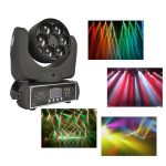 6pcs 4in1rgbw With Laser Bee Eye Moving Head