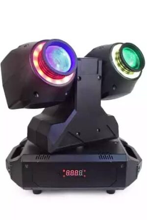 LED Moving Head Double spot Beam Light With 2 Pcs Lamps Beads 30W RGBW