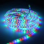 LED Strip Light, 50M LED Rope Lights, Flexible, 60 LEDs/M, Waterproof, RGB Color Rope Light