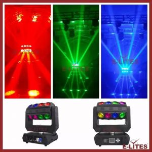 Generic Spider Stage 16*8W RGBW Beam Phantom LED Moving Head Light