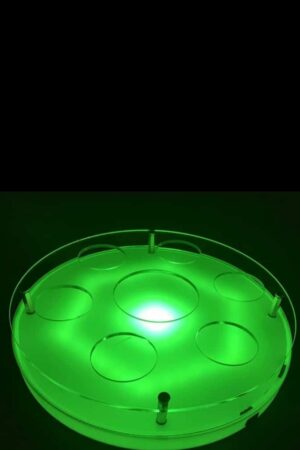 LED Bottle Light Up tray Plastic Wine Plate LED Bottle Holder