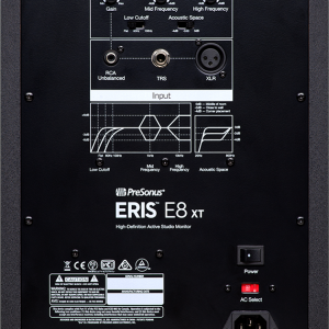 Presonus Eris E8 XT: 2-Way Active Studio Monitors with Wave Guide