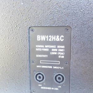 High Class BW12H&C single Speaker(pair)