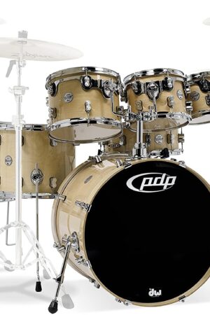 PDP By DW 7-Piece Concept Maple Shell Pack with Chrome Hardware Natural