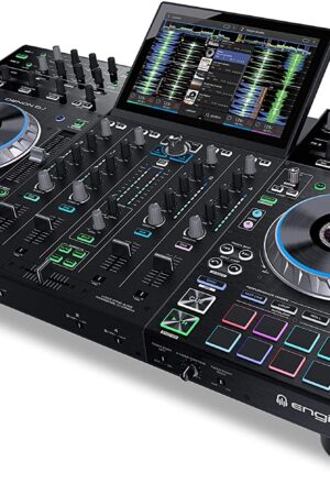Denon DJ PRIME 4 | 4 Deck Standalone Smart DJ Console / Serato DJ Controller with Built In 4 Channel Digital Mixer and 10-Inch Touchscreen