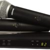 Shure BLX288/PG58 Dual Channel Wireless Microphone System with (2) PG58 Handheld Vocal Mics