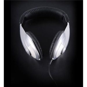 DJ Tech HPM1200 Multi-Purpose Headphones with 100-18kHz Ultra-Wide Frequency Response and 1/8″ TRS Stereo Jack Plus 1/4″ TRS Adaptor, 32 Ohms Impedance