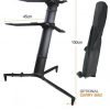 Mace Gig-ready 2-tier Column-style professional Keyboard Stand
