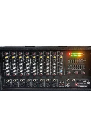 Professional 10 Channel Powered Mixer Amplifier With Usb