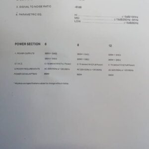 Yamaha 12 Channel Mixer With Slave Amplifier & Equalizer – USB Professional Powered Mixer