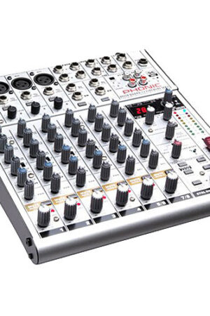 Phonic Helix Board 12 Fire Wire MKII- 12 Input, 2-Bus Audio Mixer with Fire Wire I/O and DFX 24-Bit Effects Processor (24-bit 96kHz)