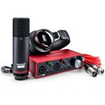 Focusrite Scarlett 2i2 Studio 2x2 USB Audio Interface with Microphone and Headphones