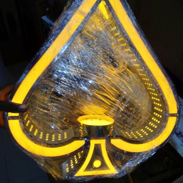 Ace of spade LED Custom Logo Presenter Bottle(led champagne carrier)