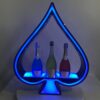3 Ace of Spade Champagne Bottles Led Bottle Presenter Display Glorifier