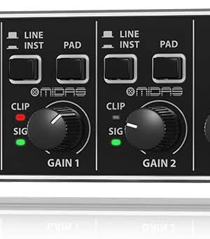 BEHRINGER U-PHORIA UMC202HD USB AUDIO INTERFACE