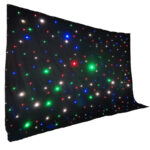 RGBW Led Curtains Background,Fire Retardant LED Star Cloth Backdrop