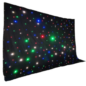 RGBW Led Curtains Background,Fire Retardant LED Star Cloth Backdrop