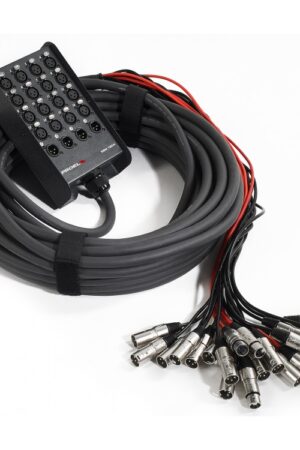 PROEL EBN1604 Audio stage box - 20 Channels Audio Link Snake Cable with Stage Box – 30m