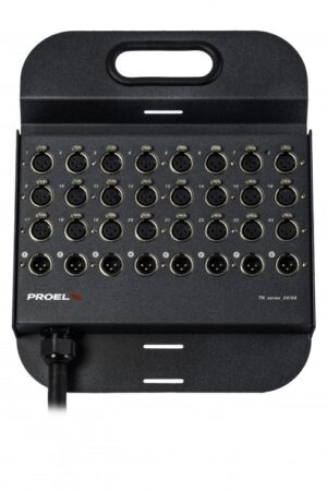 PROEL TN2408 Audio stage box -24+8 Channels Audio Link Snake Cable with Stage Box – 50m