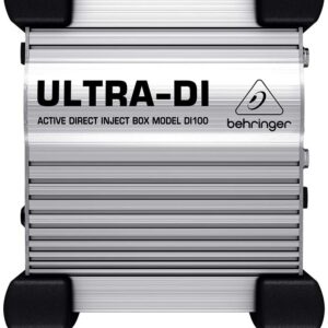 Behringer Ultra-DI DI100 Professional Battery/Phantom Powered DI-Box