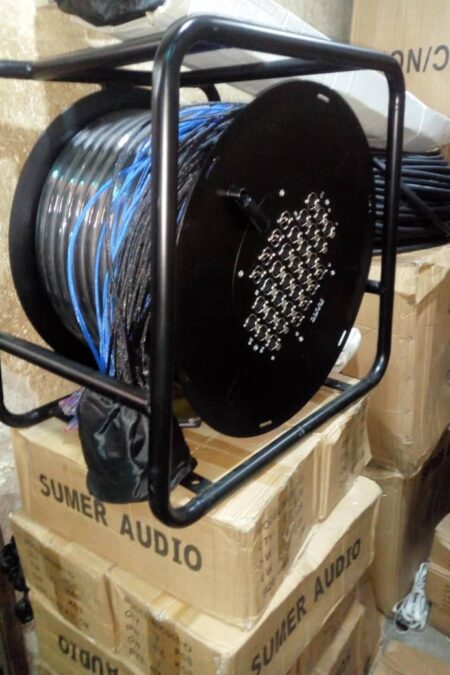 Summer Audio 24 Channels 50 Meter Audio Link Rim Snake Cable on Stage Box
