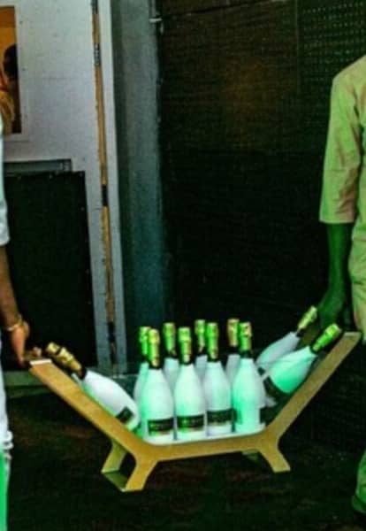 LED 12 bottles Champagne casket