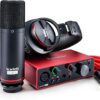 Focusrite Scarlett Solo Studio (3rd Gen) USB Audio Interface and Recording Bundle