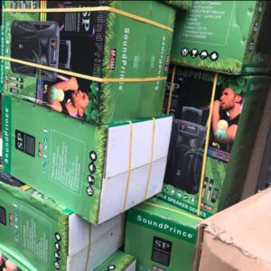 SOUND PRINCE SP-1560 15inch Multifunctional PA Active Speaker System With Bluetooth, Speaker, Two Wireless Microphones & USB/SD Port aww