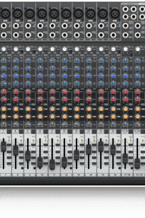Behringer EURODESK SX2442FX - Ultra-Low Noise Design 24-Input 4-Bus Studio/Live Mixer with XENYX Mic Preamplifiers, British EQ and Dual Multi-FX Processor