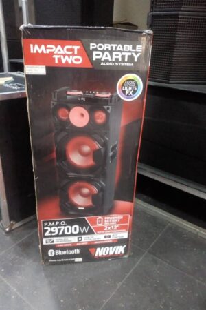 Novik Rechargeable and Cord Impact Two Portable Party Audio System